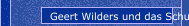 Geert Wilders und das Schuldgefühl