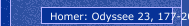 Homer: Odyssee 23, 177-206